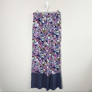 Vintage Floral Flare Pants